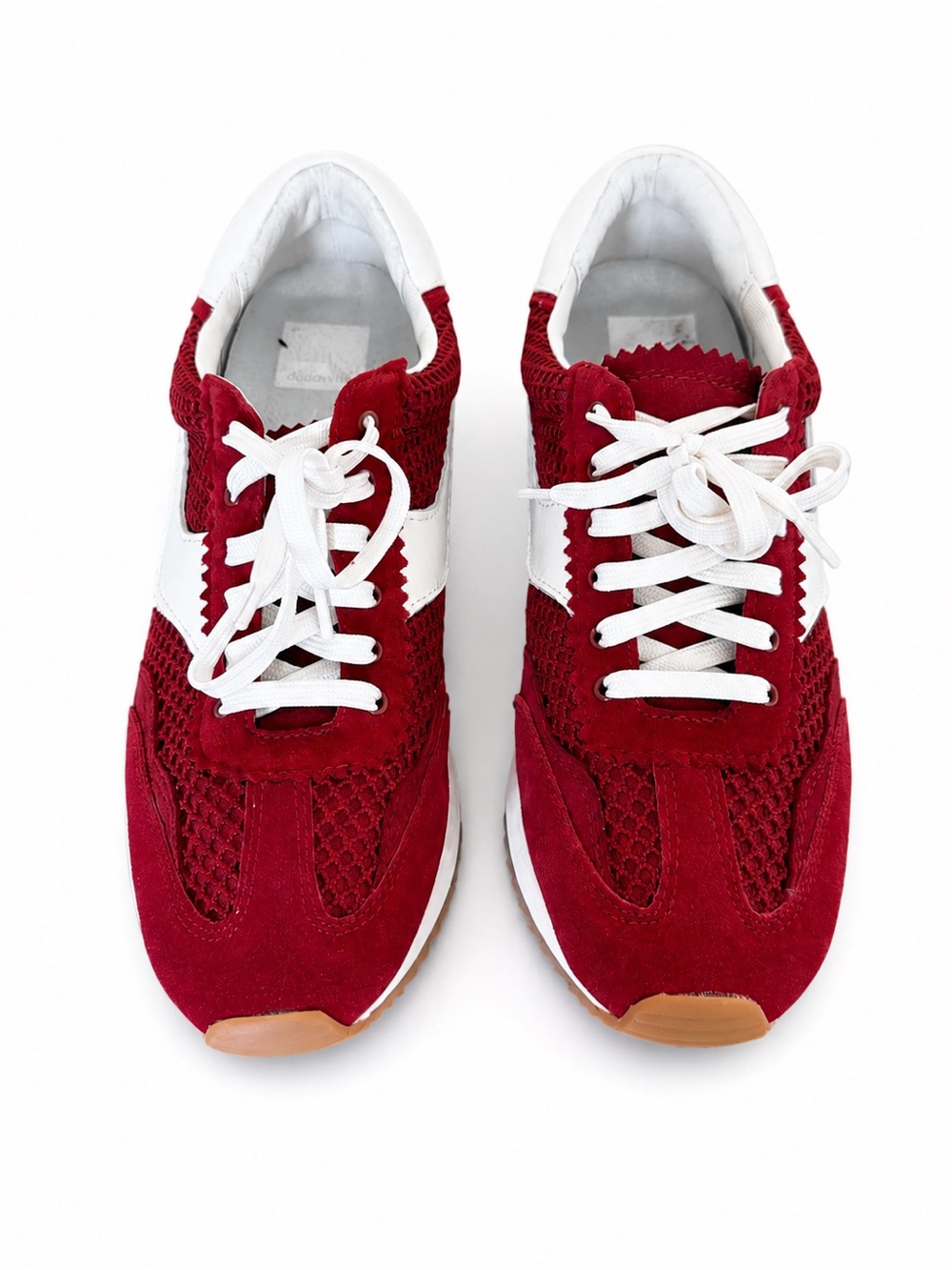 Dolce Vita Red and White Women's Sneakers